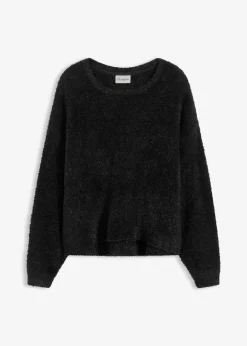 bonprix Bekleidung·Umstandsmode|Strickmode^Feinstrickpullover schwarz