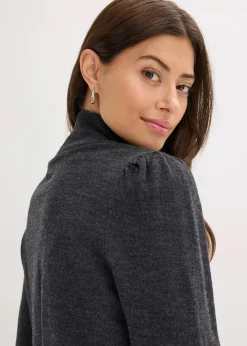 bonprix Zweiteiler & Sets|Strickmode^Feinstrickpullover anthrazit meliert