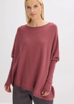 bonprix Bekleidung·Umstandsmode|Bekleidung·Jeans^Feinstrickpullover aus feinem Viskose-Mix softbeere