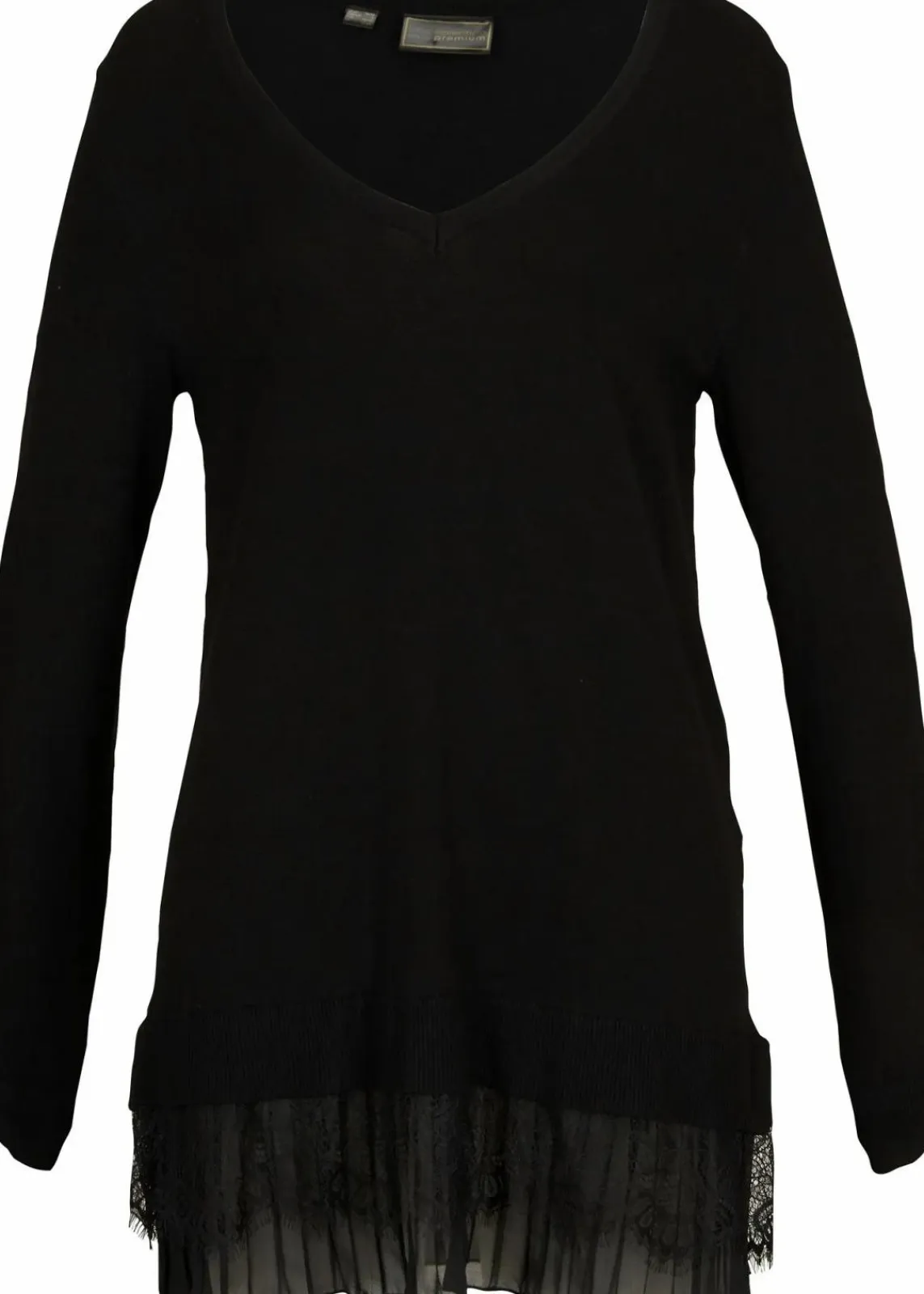 bonprix Bekleidung·Umstandsmode|Bekleidung·Jeans^Feinstrickpullover aus fließendem Viskose-Mix schwarz