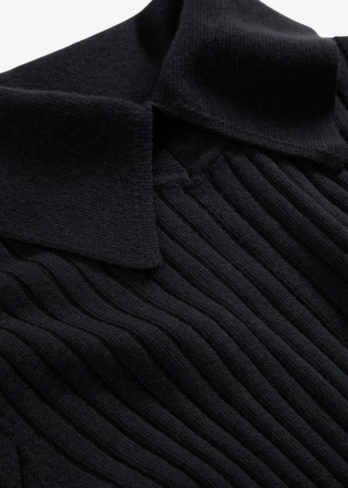 bonprix Pullover & Strickjacken|Strickmode^Feinstrickpullover aus Merinowolle schwarz