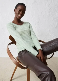 bonprix Bekleidung·Umstandsmode|Bekleidung·Jeans^Feinstrickpullover aus Merinowolle softsalbei