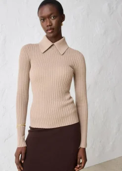 bonprix Bekleidung·Umstandsmode|Bekleidung·Jeans^Feinstrickpullover aus Merinowolle khakibeige