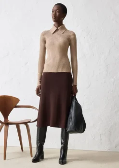 bonprix Bekleidung·Umstandsmode|Bekleidung·Jeans^Feinstrickpullover aus Merinowolle khakibeige
