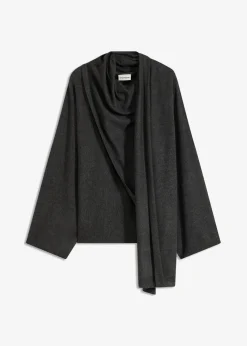 bonprix Bekleidung·Umstandsmode|Bekleidung·Jeans^Feinstrickpullover aus softem Viskose-Mix anthrazit meliert