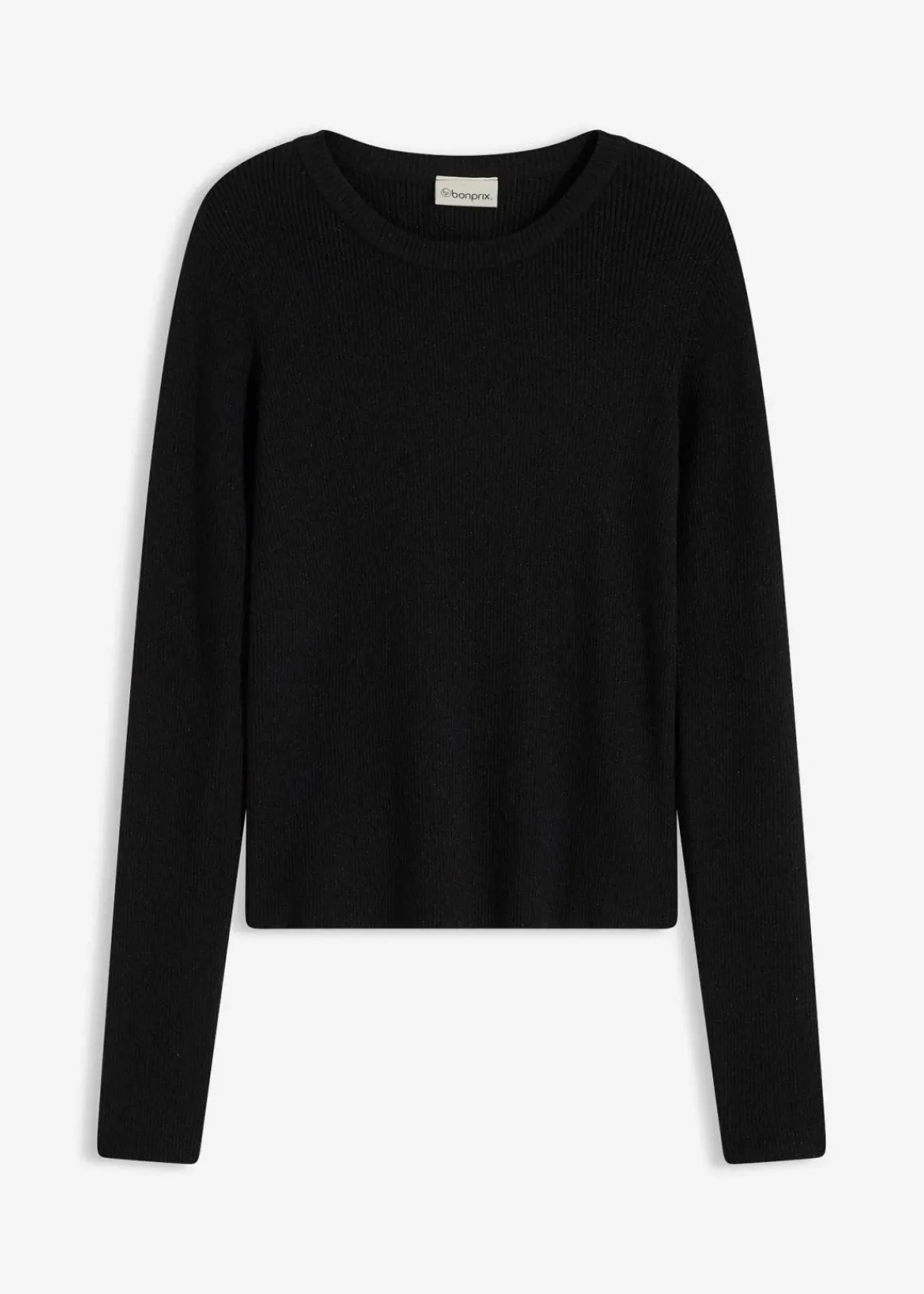 bonprix Bekleidung·Umstandsmode|Bekleidung·Jeans^Feinstrickpullover aus softem Viskose-Mix schwarz