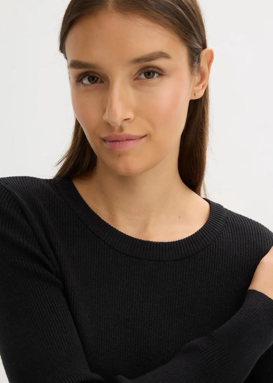 bonprix Bekleidung·Umstandsmode|Bekleidung·Jeans^Feinstrickpullover aus softem Viskose-Mix schwarz