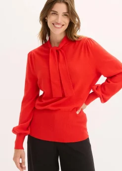 bonprix Bekleidung·Umstandsmode|Bekleidung·Jeans^Feinstrickpullover aus softem Viskose-Mix rot