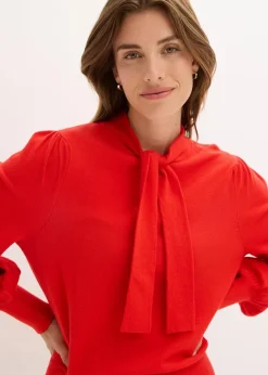 bonprix Bekleidung·Umstandsmode|Bekleidung·Jeans^Feinstrickpullover aus softem Viskose-Mix rot