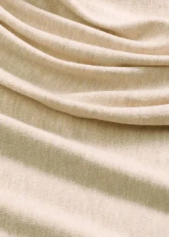 bonprix Pullover & Strickjacken|Strickmode^Feinstrickpullover aus softem Viskose-Mix kieselbeige meliert