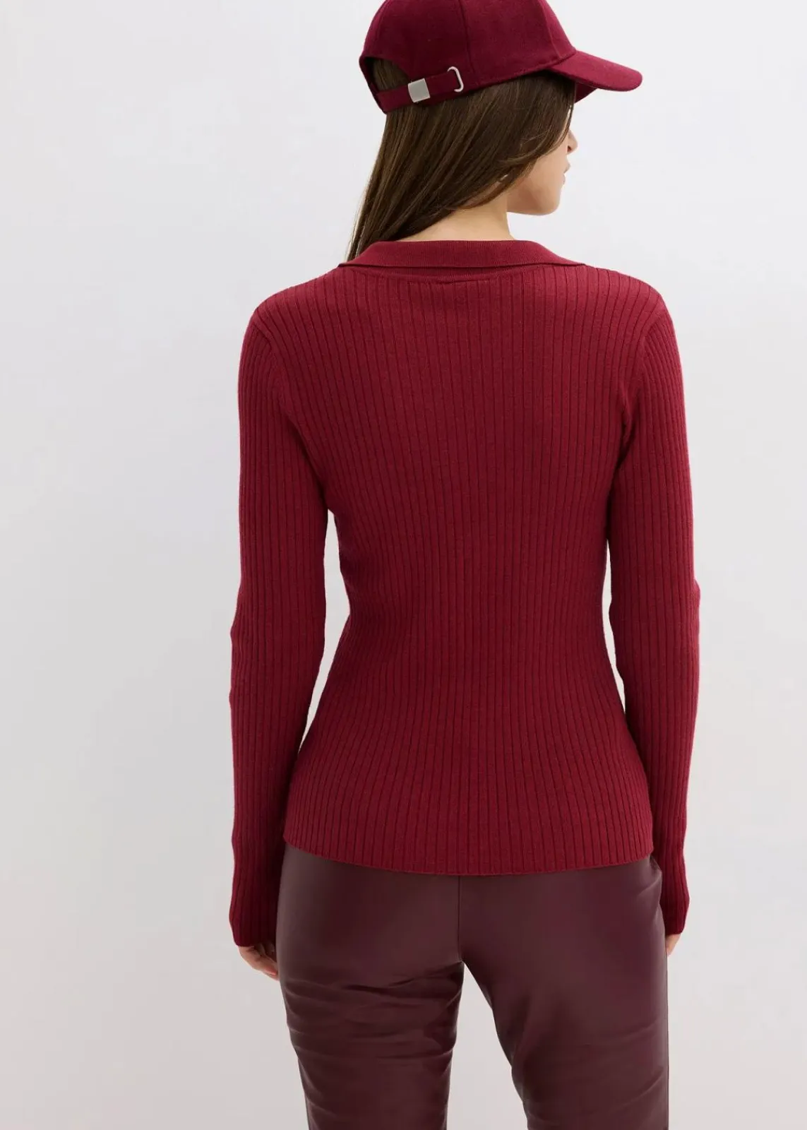 bonprix Bekleidung·Umstandsmode|Strickmode^Feinstrickpullover aus softem Viskose-Mix pflaumenrot