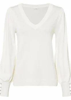 bonprix Bekleidung·Umstandsmode|Pullover & Strickjacken^Feinstrickpullover aus Viskose-Mix wollweiß