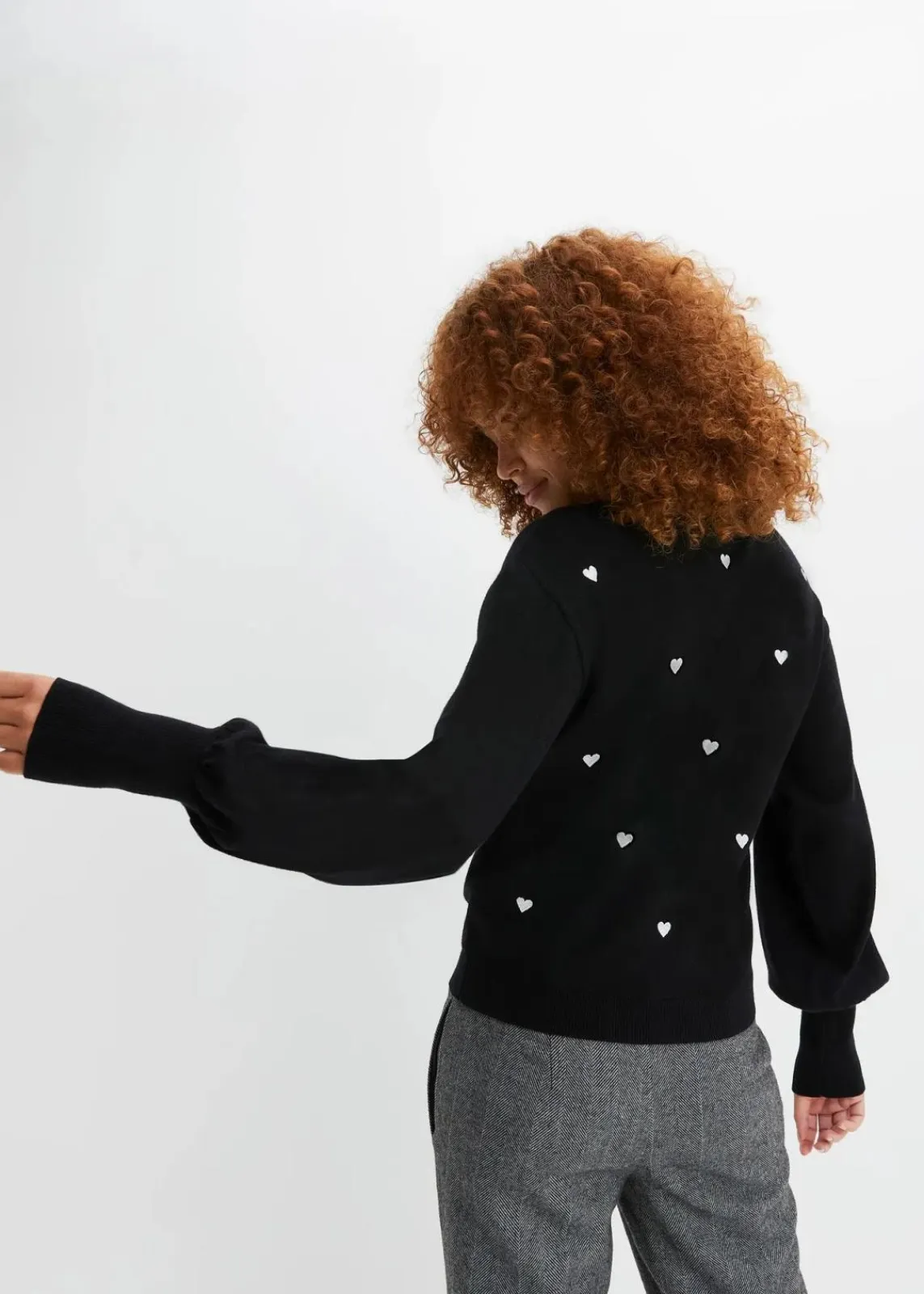 bonprix Bekleidung·Umstandsmode|Bekleidung·Jeans^Feinstrickpullover aus Viskose-Mix schwarz