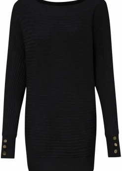 bonprix Bekleidung·Umstandsmode|Bekleidung·Jeans^Feinstrickpullover aus Viskose-Mix schwarz