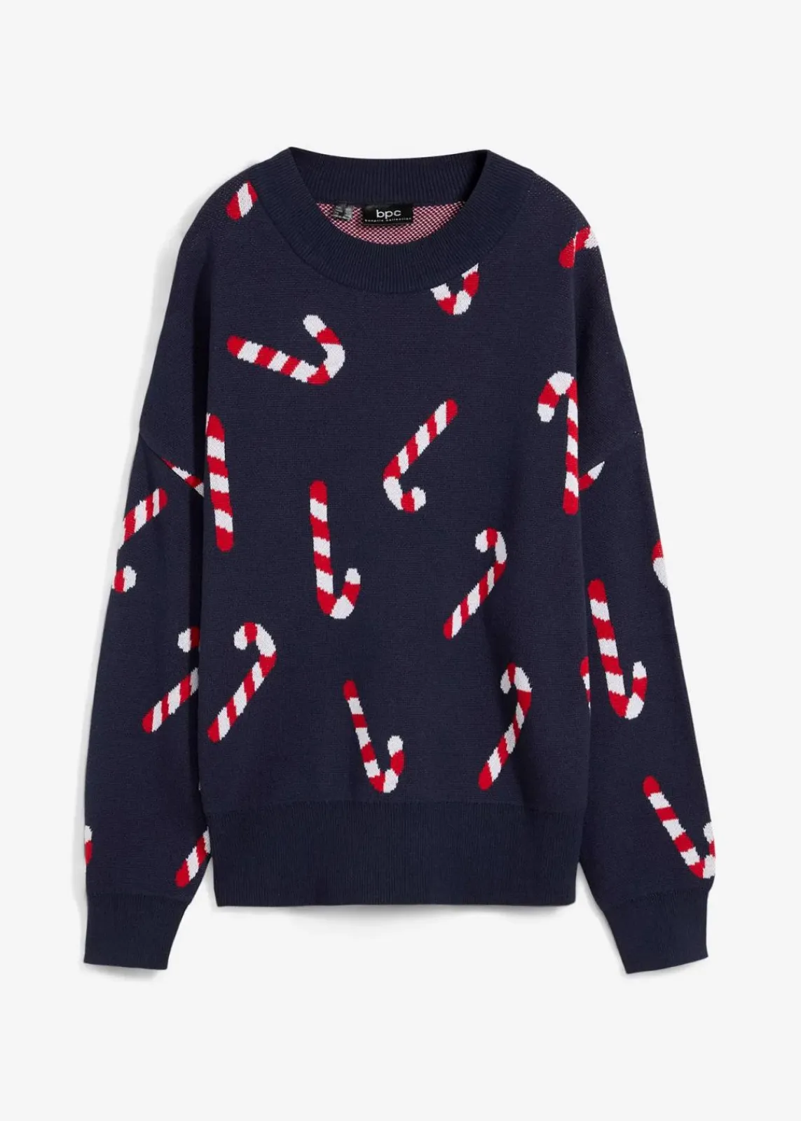 bonprix Bekleidung·Umstandsmode|Bekleidung·Jeans^Feinstrickpullover mit Rundhals, oversized dunkelblau