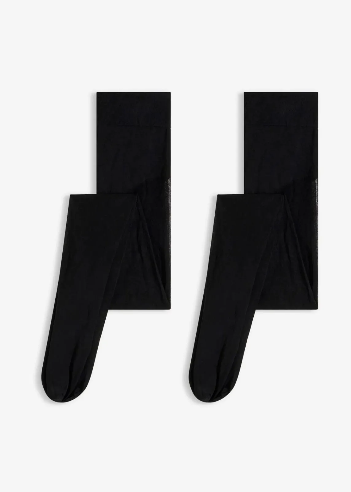 bonprix Wäsche·Socken & Strumpfhosen|Socken & Strumpfhosen^Feinstrumpfhose mit Komfortbund 30 DEN (2er pack) schwarz + schwarz leo