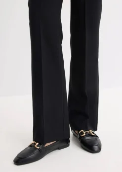 bonprix Bekleidung·Kleider|Hosen^Feminine Hose mit Bügelfalte schwarz