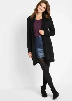 bonprix Shirts & Tops|Basics^Figurbetontes Langarmshirt holunderbeere