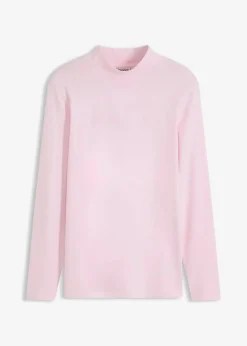 bonprix Shirts & Tops|Basics^Figurbetontes Langarmshirt kristallrosa