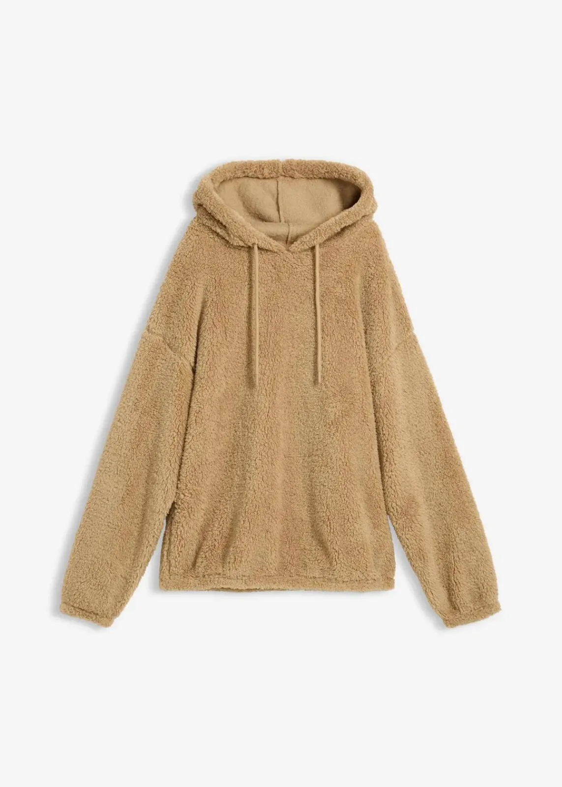 bonprix Bekleidung·Blusen & Tuniken|Sweat^Fleeceshirt aus Teddy hellkhaki