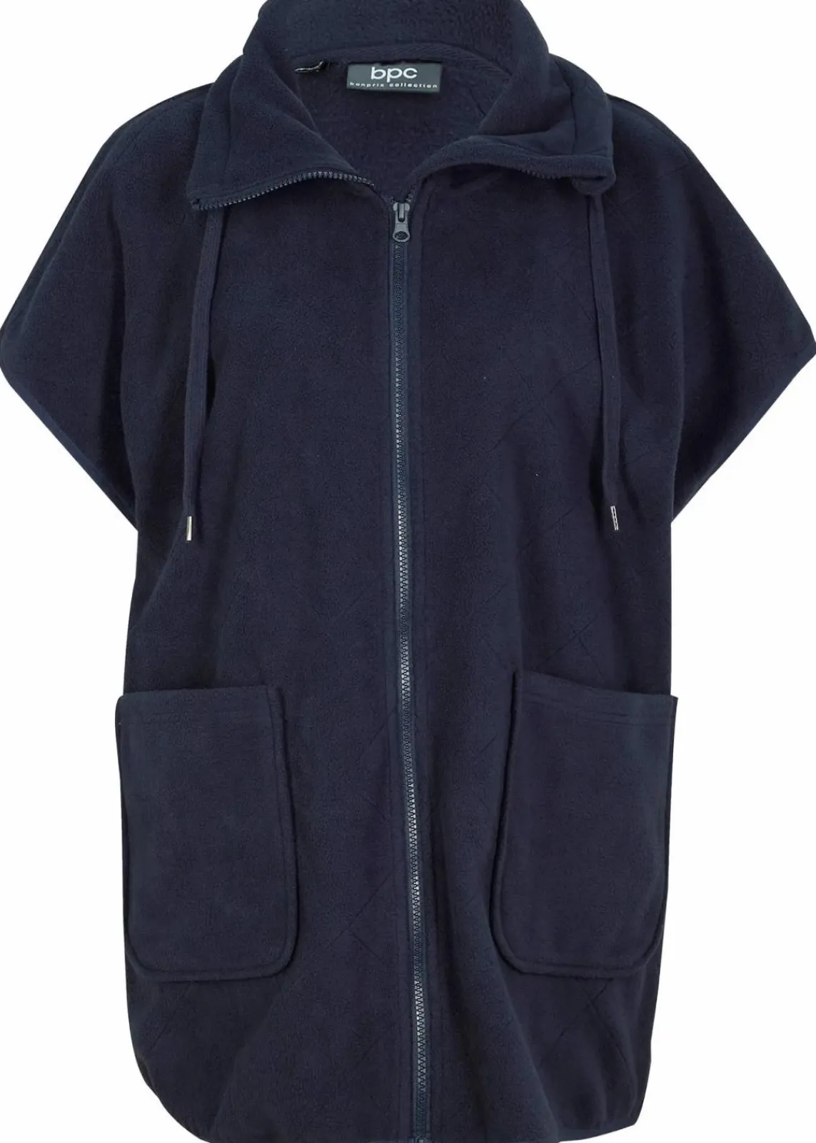 bonprix Sweat|Jacken & Mäntel^Fleece-Weste aus recyceltem Polyester dunkelblau