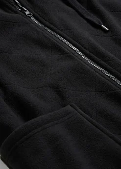 bonprix Nachhaltigere Materialien|Jacken & Mäntel^Fleece-Weste aus recyceltem Polyester schwarz