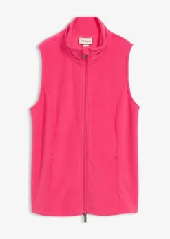 bonprix Bekleidung·Blusen & Tuniken|Bekleidung·Hosen^Fleece-Weste mit Taschen pinklady