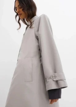 bonprix Jacken & Mäntel|Bekleidung·Hosen^Fließender Trenchcoat schattengrau