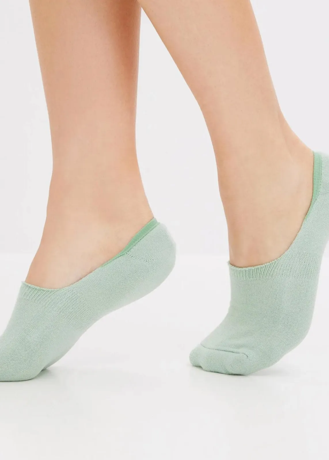 bonprix Socken|Socken^Füßlinge mit Innenfrottee (8er Pack) schwarz + weiß + grau + hellschilf