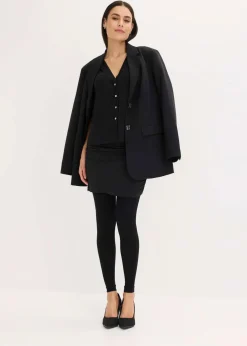 bonprix Wäsche·Socken & Strumpfhosen|Bekleidung·Kleider^Formende ultra-blickdichte Leggings mit Push Up, Belly Control und Komfortbündchen 80 DEN schwarz