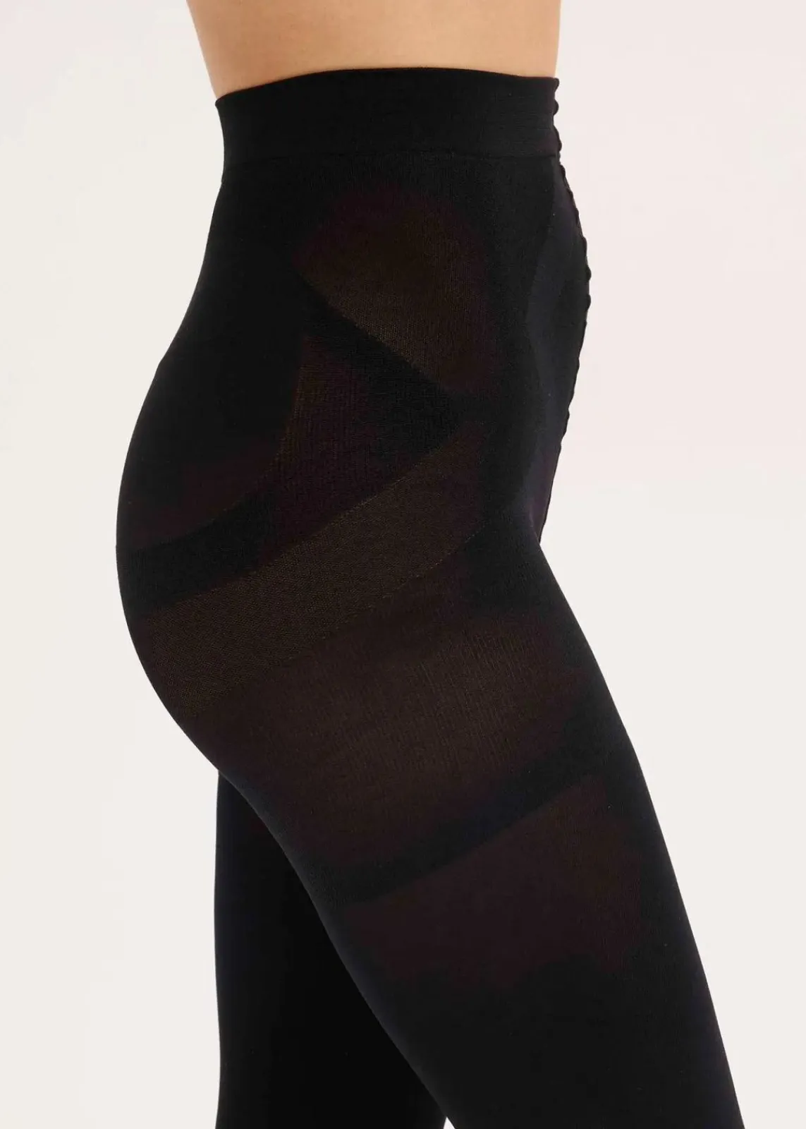 bonprix Wäsche·Socken & Strumpfhosen|Bekleidung·Kleider^Formende ultra-blickdichte Leggings mit Push Up, Belly Control und Komfortbündchen 80 DEN schwarz