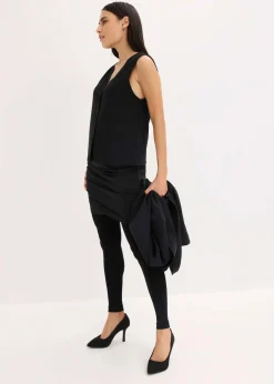 bonprix Wäsche·Socken & Strumpfhosen|Bekleidung·Kleider^Formende ultra-blickdichte Leggings mit Push Up, Belly Control und Komfortbündchen 80 DEN schwarz