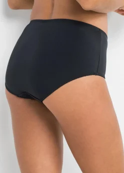 bonprix Wäsche·Dessous|Wäsche·Höschen^Formslip mit Spitze schwarz/sandbeige