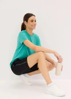 bonprix Bekleidung·Outdoorbekleidung|Bekleidung·Sweat^Funktions- Sportshorts, schnelltrocknend schwarz