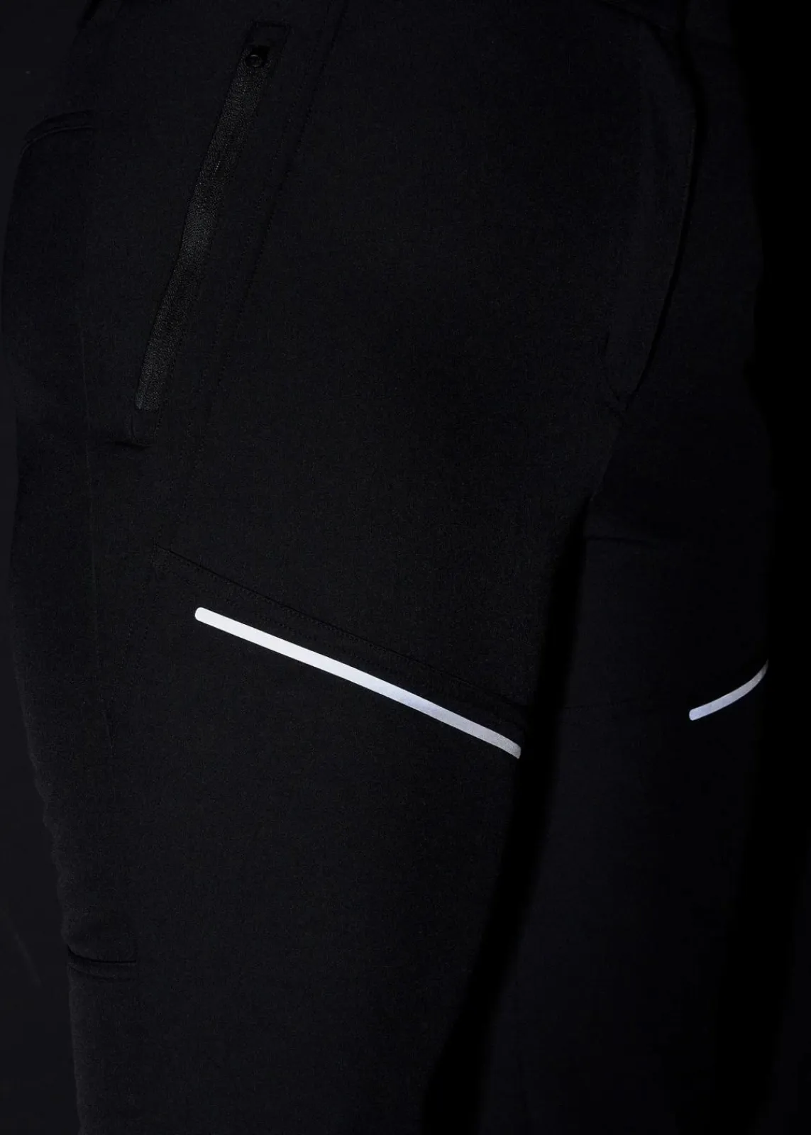 bonprix Nachhaltigere Materialien^Funktionshose aus Softshell mit Stretch, wasserabweisend schwarz