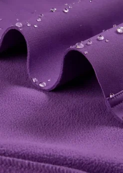 bonprix Nachhaltigere Materialien^Funktionshose aus Softshell mit Stretch, wasserabweisend tiefviolett