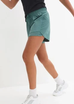 bonprix Bekleidung·Outdoorbekleidung|Bekleidung·Jumpsuits^Funktions-Shorts mit Handytasche graugrün