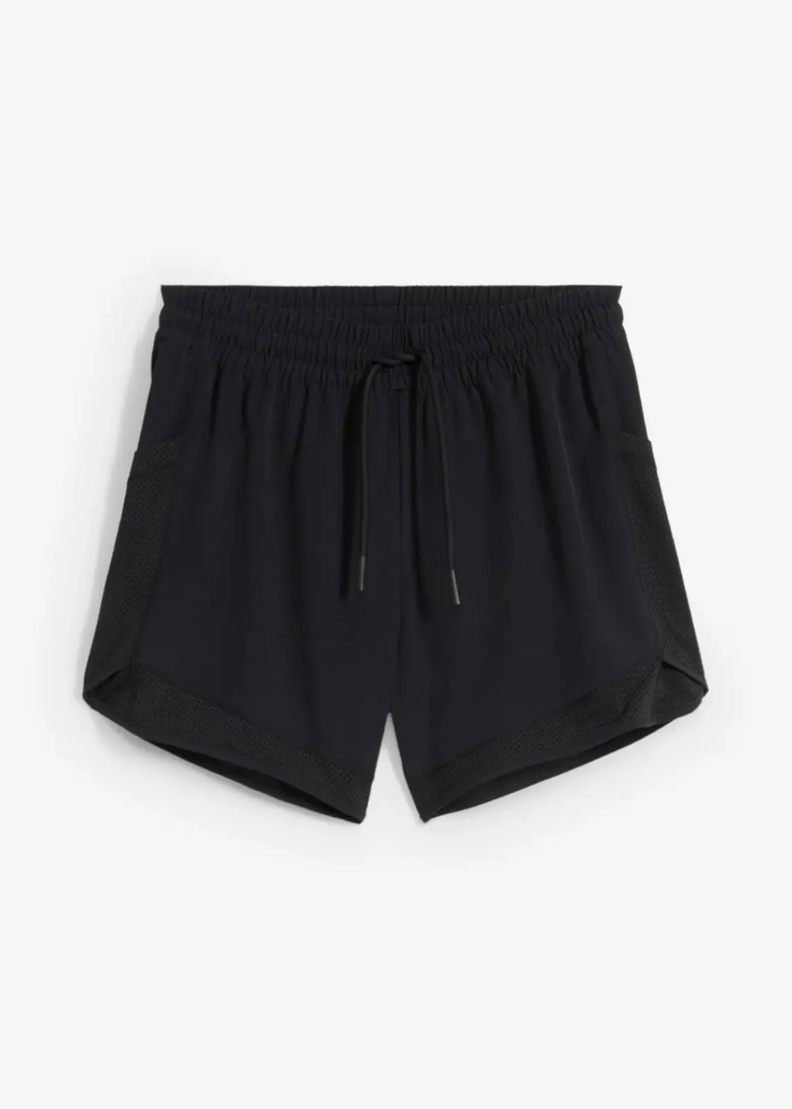 bonprix Sportbekleidung|Hosen^Funktions-Shorts mit Handytasche schwarz