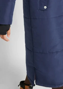 bonprix Jacken & Mäntel|Nachhaltigere Materialien^Funktions-Steppmantel mit isolierender Wärmetechnologie dunkelblau