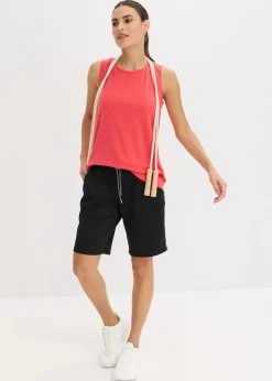 bonprix Bekleidung·Sweat|Sportbekleidung^Funktionstop (2er Pack), schnelltrocknend schwarz + paradiespink