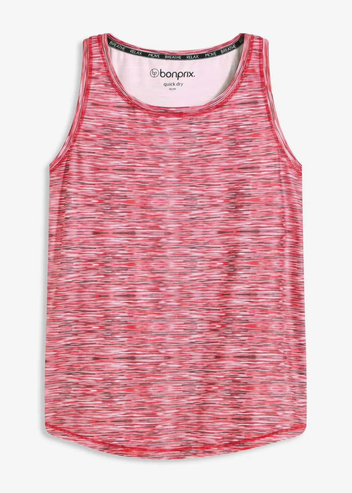 bonprix Bekleidung·Sweat|Sportbekleidung^Funktions-Top mit Racerback, schnelltrocknend paradiespink/schwarz