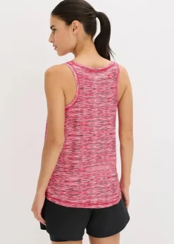 bonprix Bekleidung·Sweat|Sportbekleidung^Funktions-Top mit Racerback, schnelltrocknend paradiespink/schwarz