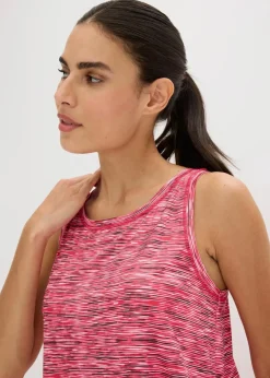 bonprix Bekleidung·Sweat|Sportbekleidung^Funktions-Top mit Racerback, schnelltrocknend paradiespink/schwarz
