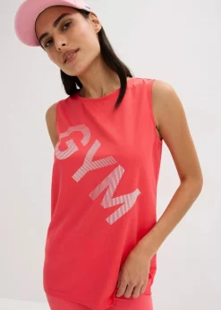 bonprix Bekleidung·Sweat|Sportbekleidung^Funktions-Top, schnelltrocknend paradiespink bedruckt
