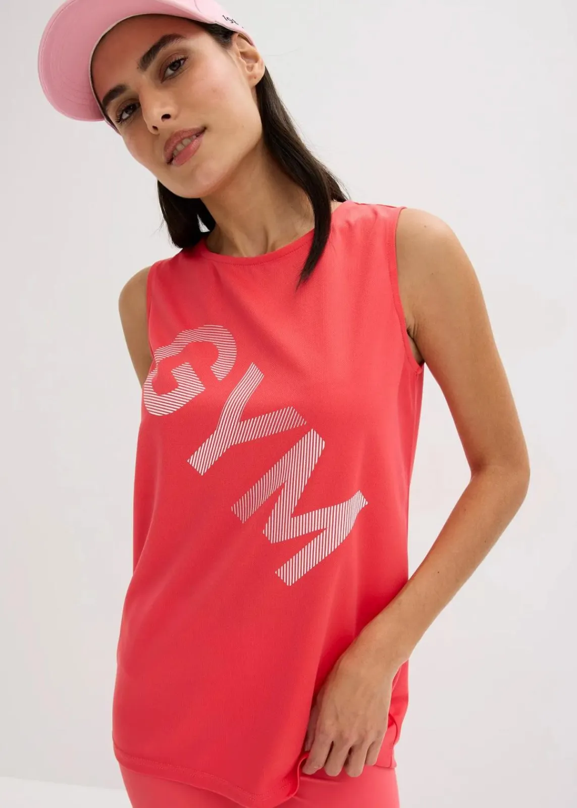 bonprix Bekleidung·Sweat|Sportbekleidung^Funktions-Top, schnelltrocknend paradiespink bedruckt
