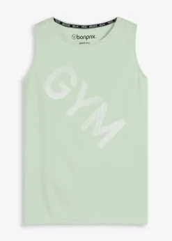 bonprix Shirts & Tops|Sportbekleidung^Funktions-Top, schnelltrocknend hellschilf bedruckt