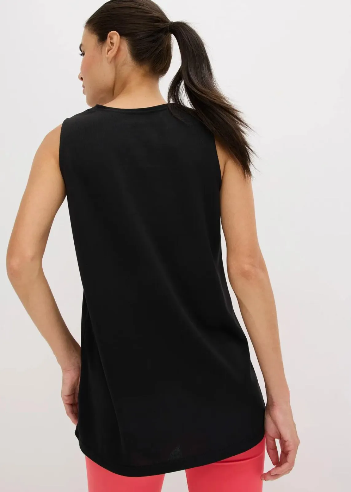 bonprix Shirts & Tops|Sportbekleidung^Funktions-Top, schnelltrocknend schwarz bedruckt