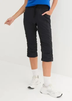 bonprix Outdoorbekleidung|Sportbekleidung^Funktions-Trekkinghose, Capri-Länge schwarz