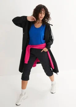 bonprix Outdoorbekleidung|Sportbekleidung^Funktions-Trekkinghose, Capri-Länge schwarz