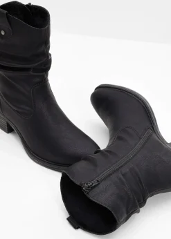 Rieker High Heels|Gefütterte Winterschuhe^Gefütterte Komfort-Cowboy-Boots schwarz